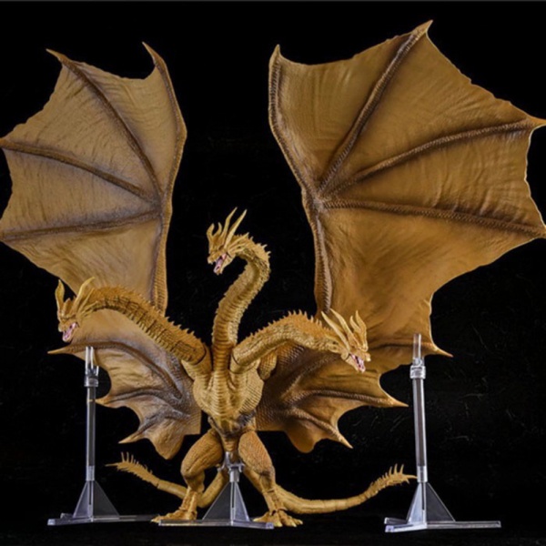 Unik SHM MonsterArts King Ghidorah Special Color Version Figure Diskon
