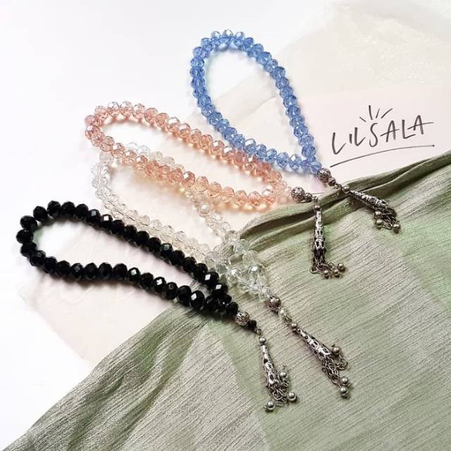[TK] Tasbih Kristal 33 Premium Cantik Murah Souvenir Tasyakuran TASBEH TAHLILAN AKSESORIS