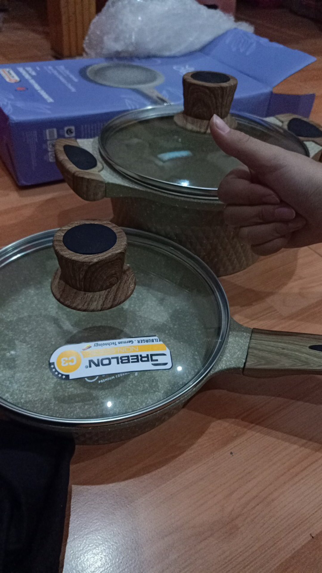 Stein Paket Amber Diamond 20 (caserole&frypan)