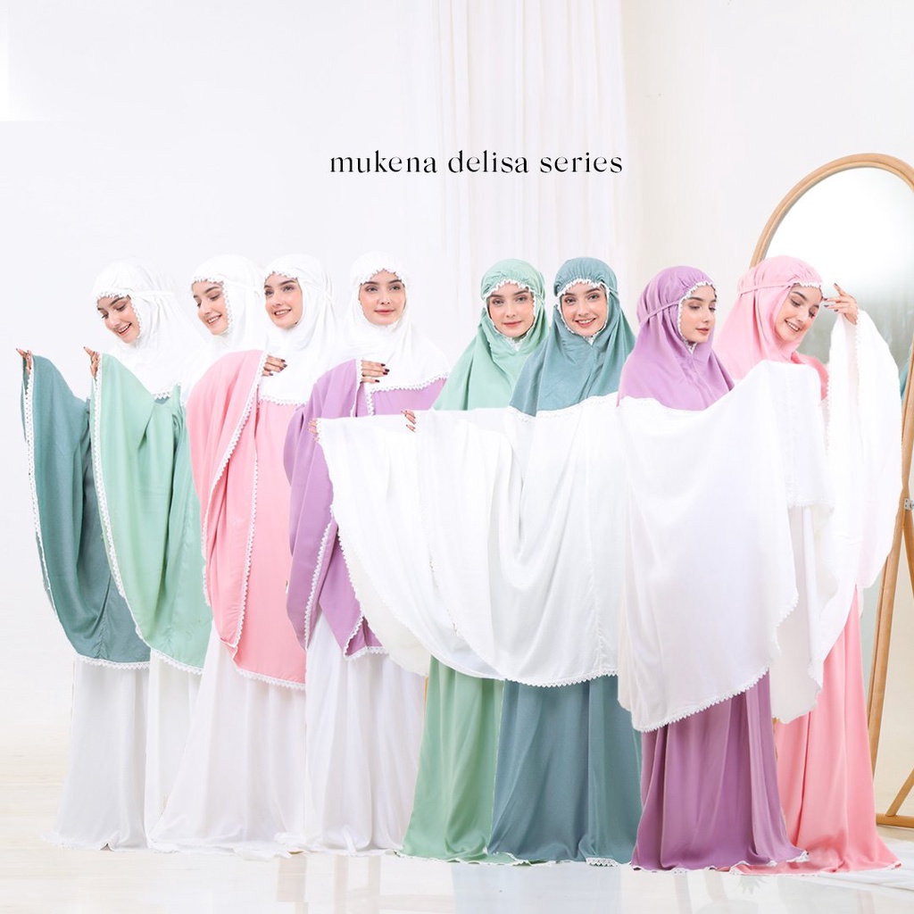 BELIMUKENA PREMIUM - Mukena Rayon Dewasa Delisa