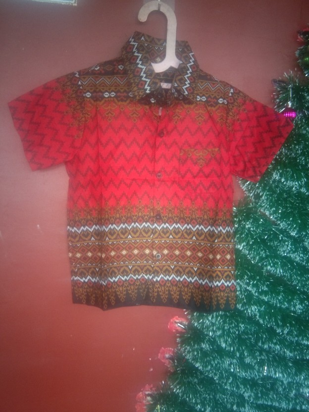 Couple Keluarga Terbaru Tunik Kemeja Batik Anak Seragam Gamis Cod Pekaljaya