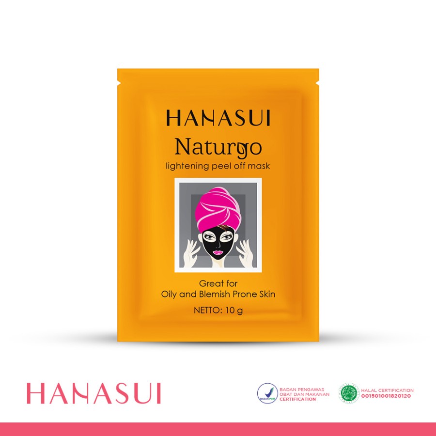 Hanasui Peel Of Mask Naturgo Black SACHET