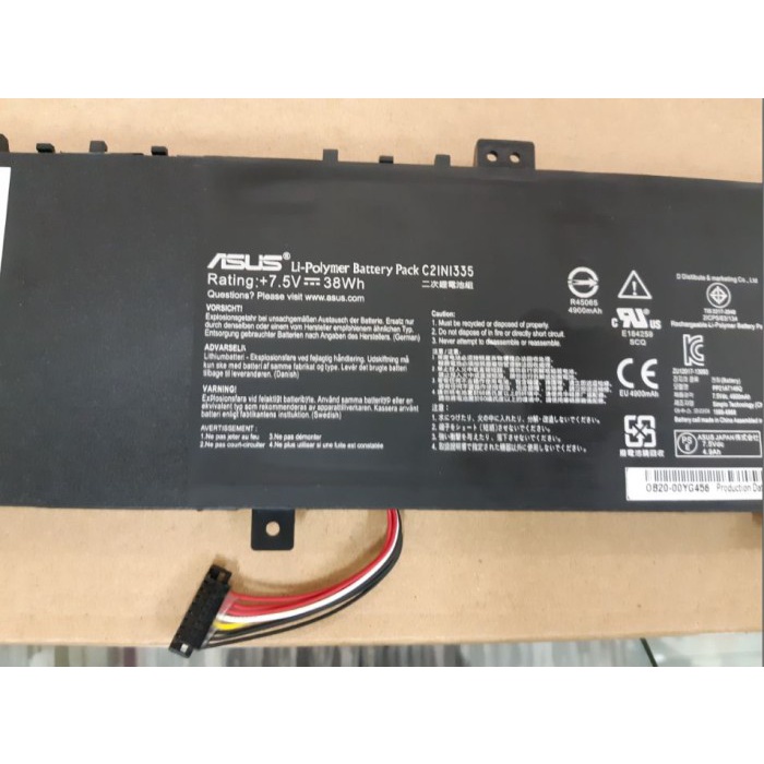 Baterai ASUS VivoBook S451 S451LA S451LB S451LN-C21N1335 Original- BERGARANSI