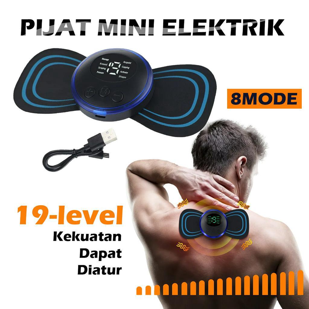 Alat Pijat Leher Kaki Tangan Punggung Elektrik - Alat Pijat Stick Tempel Kaki Punggung Tangan - Terapi Leher Punggung Electric Massager