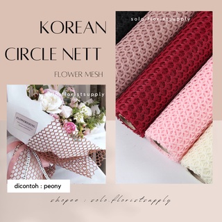 

Kertas Jaring Bucket Bunga / Flower wrapping korean circle polynet