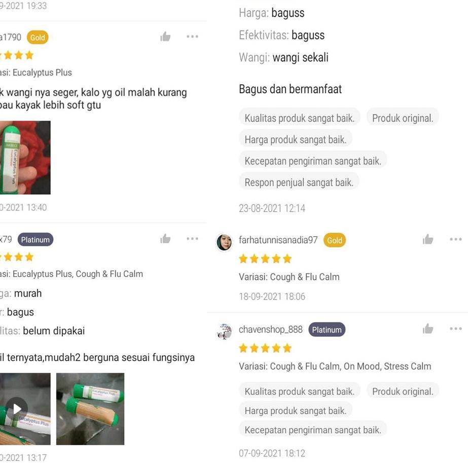 Inhaler Asma Essential Oil Sooplong Habece