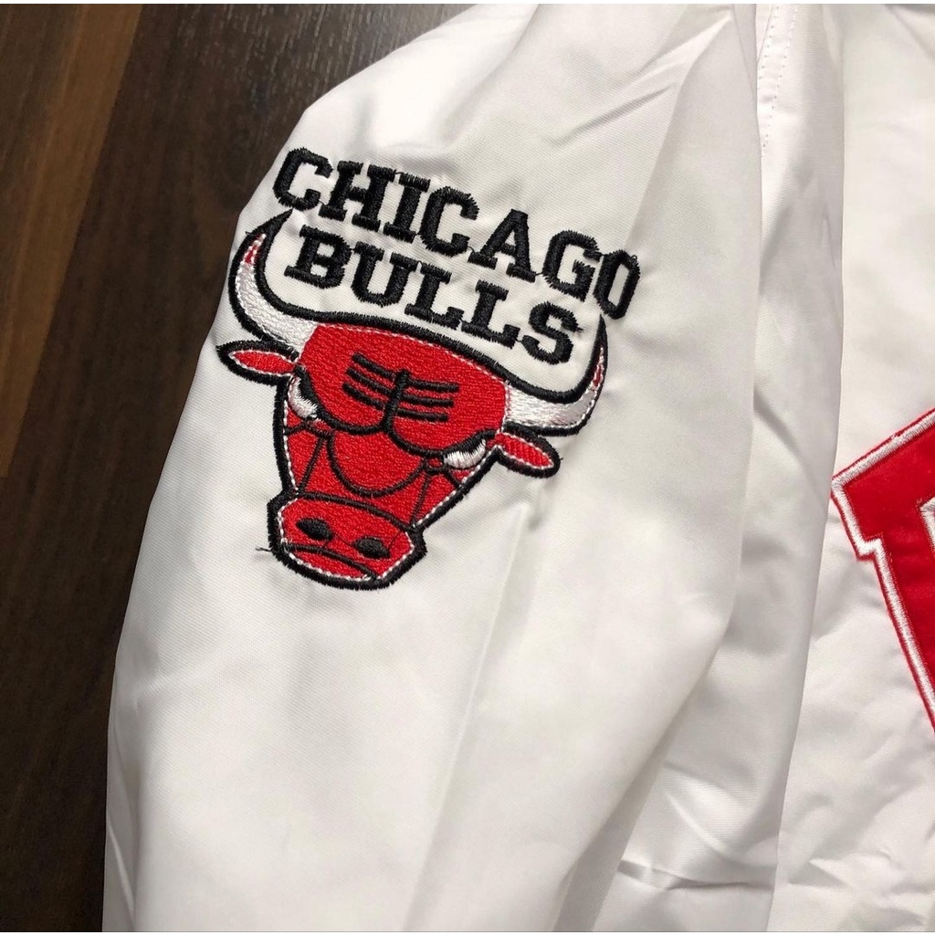 Varsity Jacket BULLS Original Full Bordir - Jaket Baseball NBA