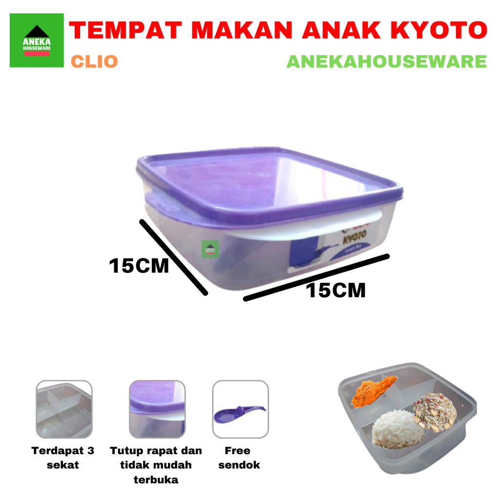 Anekahouseware Grosir Lunch box  tempat makan Catering box - Cleo Kyoto
