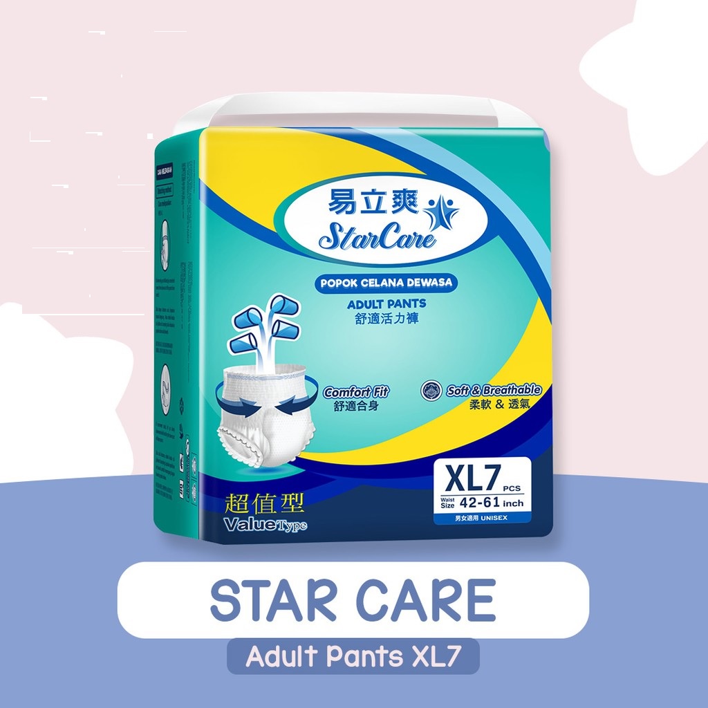 STARCARE ADULT PANTS popok celana dewasa star care popok ekonomis
