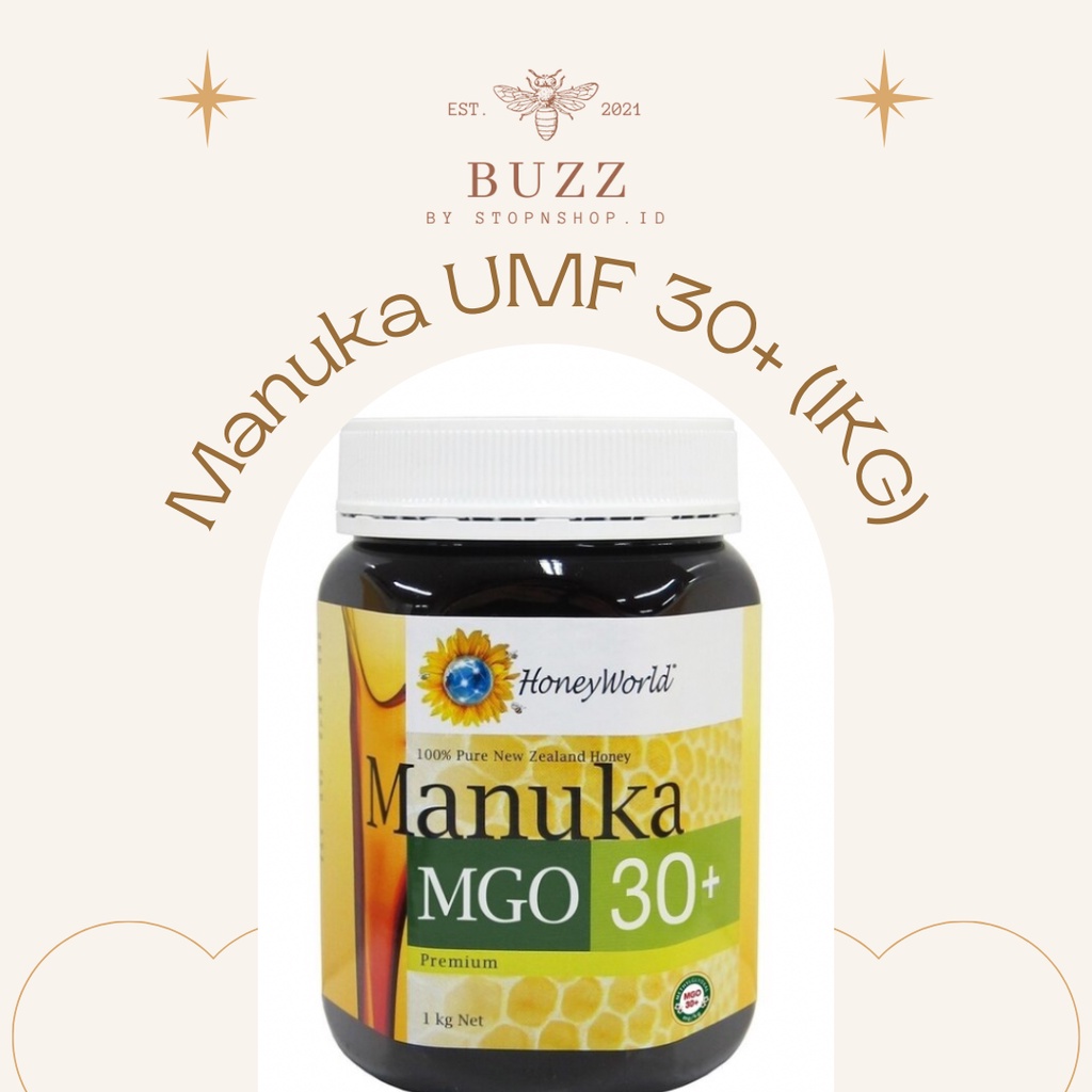 

[HONEYWORLD] Manuka MGO 30+ (1KG)