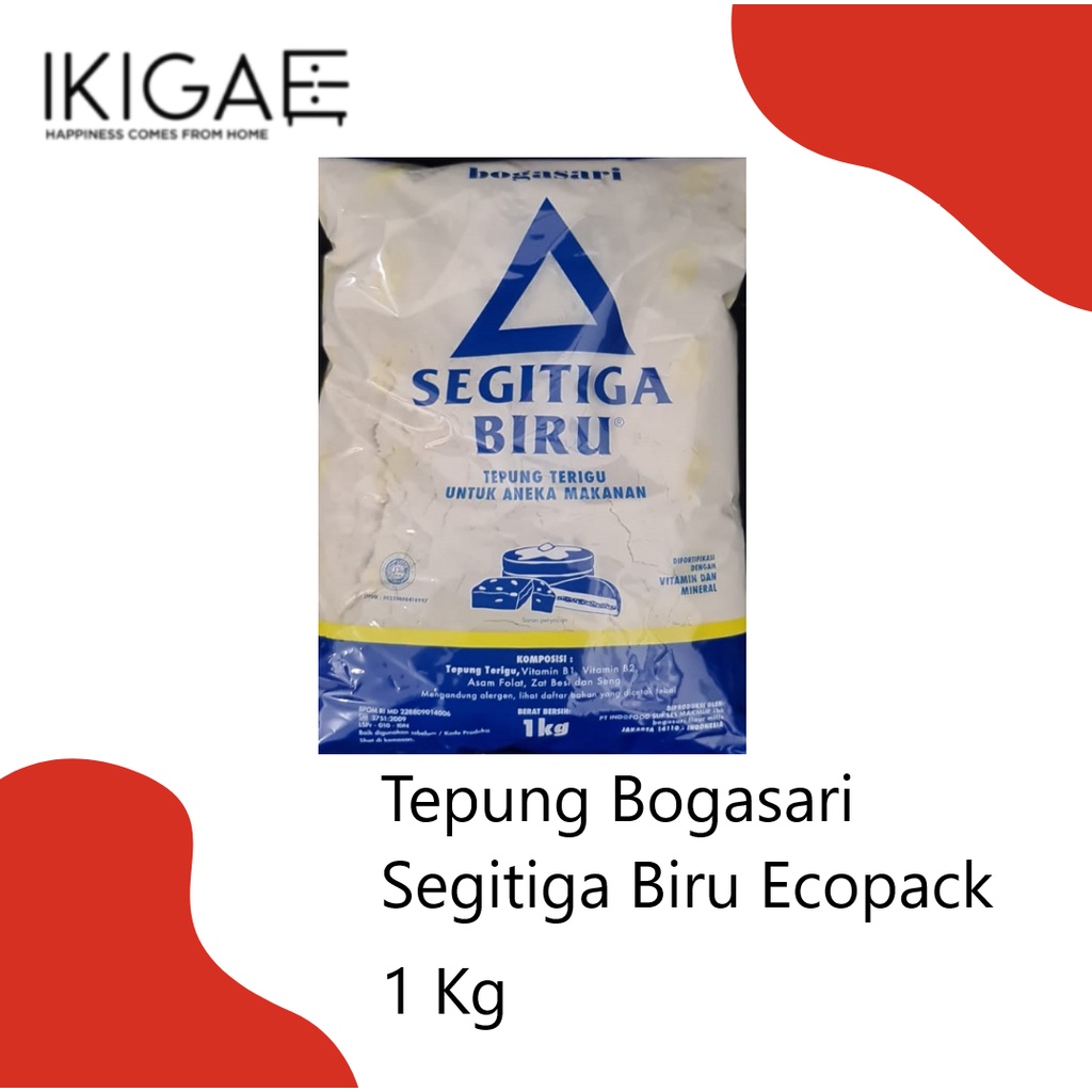 TEPUNG TERIGU BOGASARI SEGITIGA BIRU / CAKRA KEMBAR / LENCANA MERAH / KUNCI BIRU