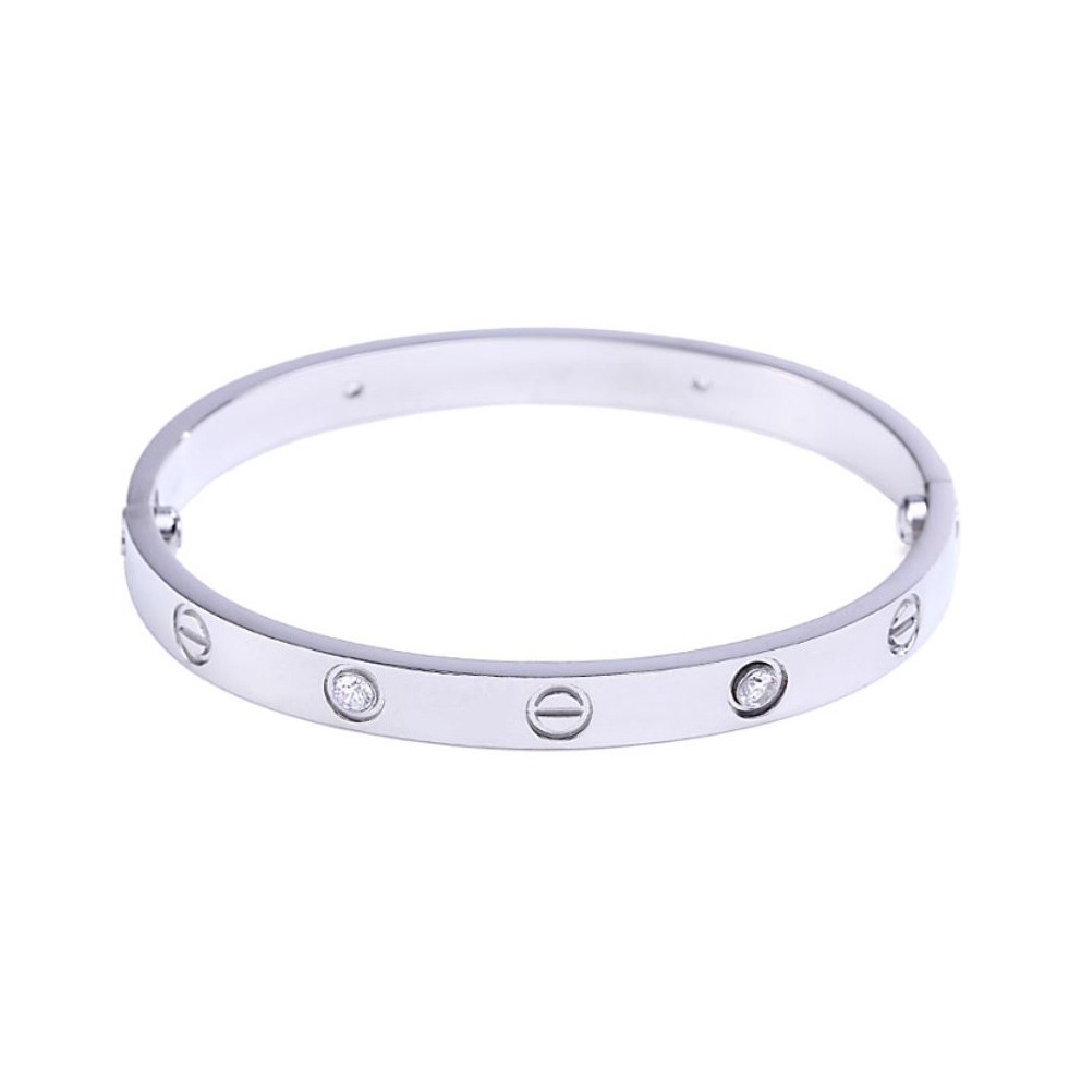★ Cayman ★ Gelang Magnetic Wanita Titanium Bangle Korea Bracelet Jewelry Men Women jew20-Circlediamond Silver