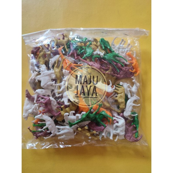 Mainan Patung Animal Kecil Isi 100 Pcs