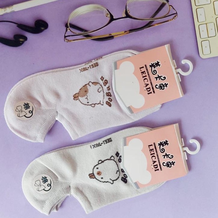 KAOS KAKI PENDEK DI BAWAH MATA KAKI KARAKTER LUCU DAN IMUT