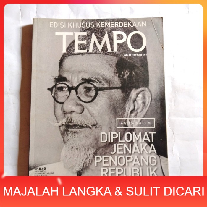 Majalah TEMPO No.24 Agu 2013 Edisi Khusus AGUS SALIM + POSTER Langka