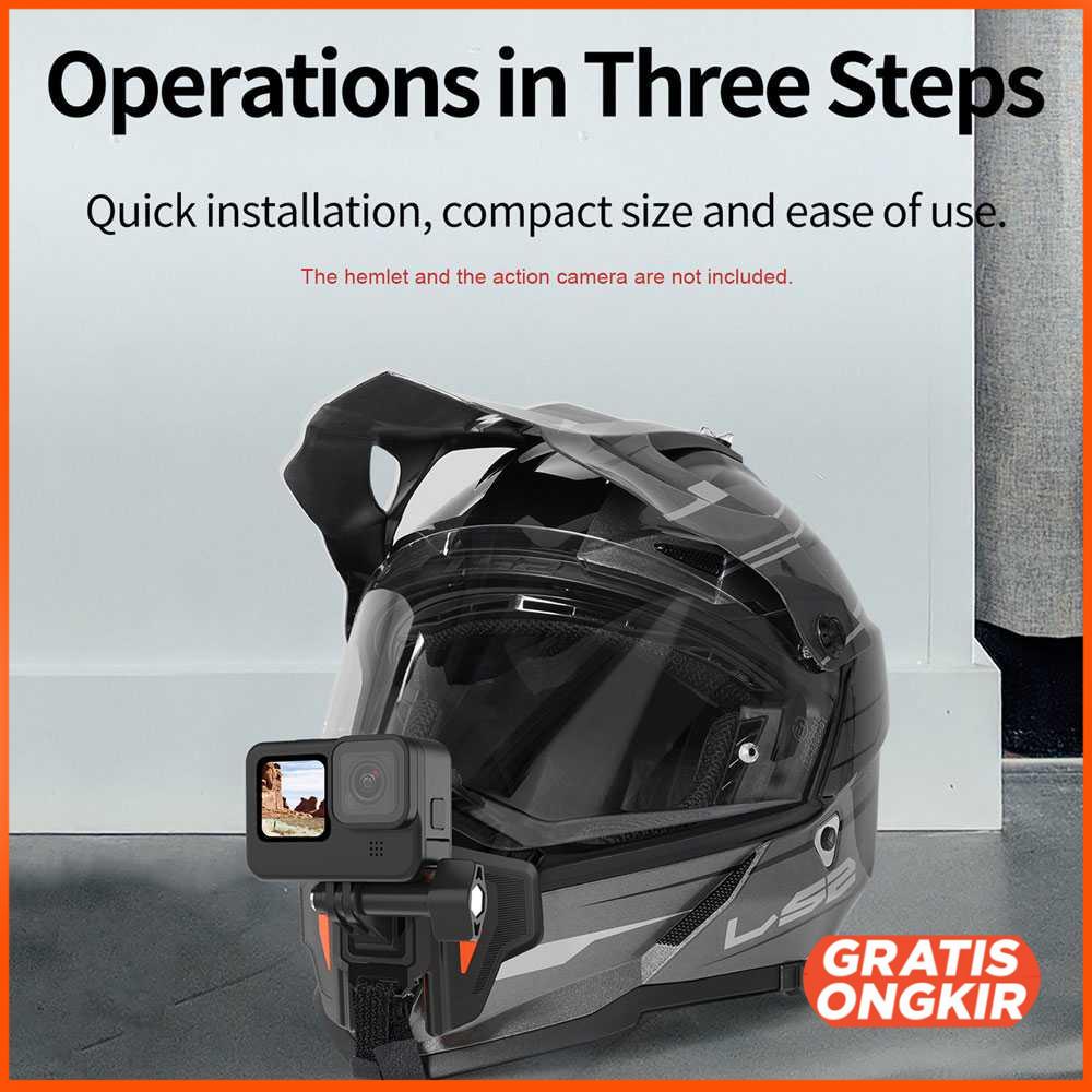 Motorcycle Helmet Chin Mount for Action Cam - GP-HBM-MT2