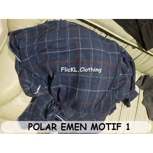 Bahan Kain Polar Emen Polos Sweater Polar