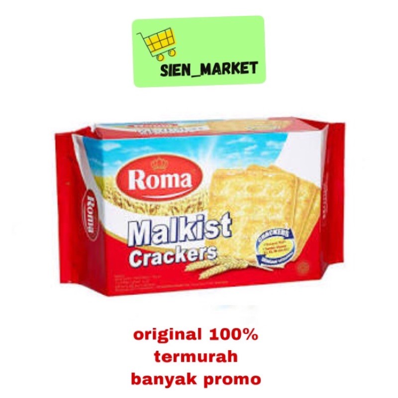 

ROMA MALKIST CRACKERS 135 GR BISKUIT ROMA MALKIST CRACKERS MURAH