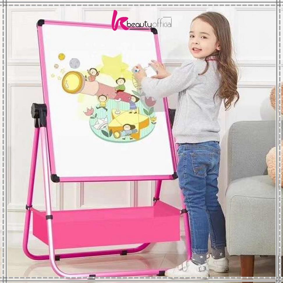 

((BISA COD)) KB-M133 Papan Tulis Anak Magnetic Multifungsi +Keranjang Drawing Board Anak 2 Sisi