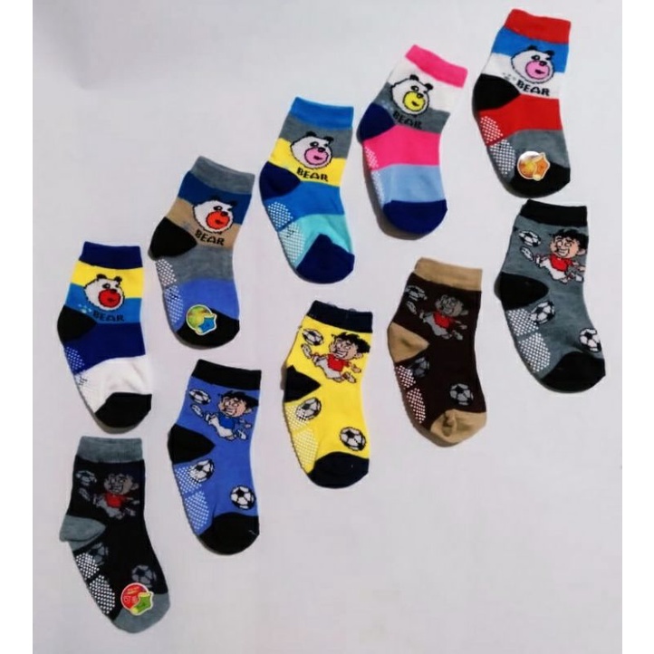 (3PASANG)RANDOM KAOS KAKI ANAK ANAK MOTIF 1-4 COWOK/CEWEK