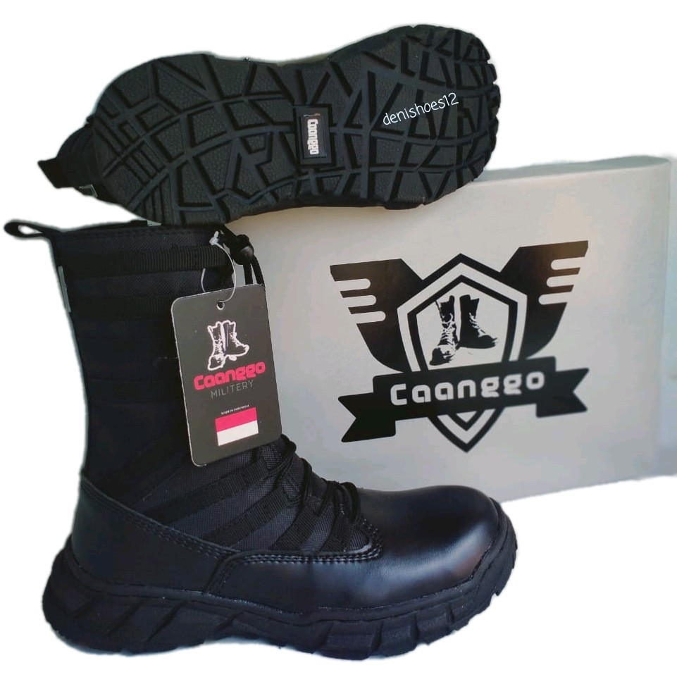 SEPATU pdl boots sapety original caanggo military hitam 9inc
