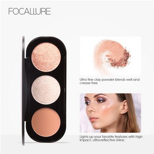 ★ BB ★ Focallure Trio Blush Highlighter New FA 26 | FA26