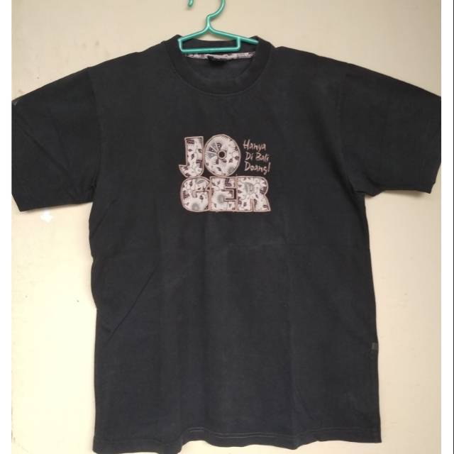 PRELOVED Kaos  Joger Asli Bali  Warna Hitam  Size L Shopee 