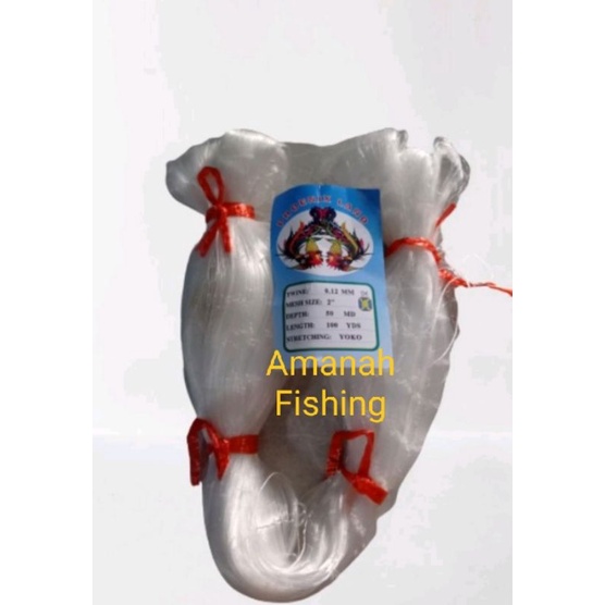 Jaring ikan atau jebakan burung sawah ukuran 2 jari