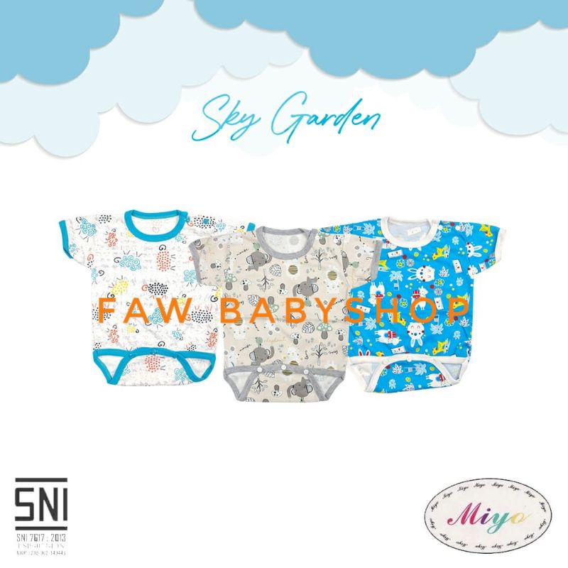 MIYO MOTIF Baju Kodok Segitiga size Newborn (0-3m)