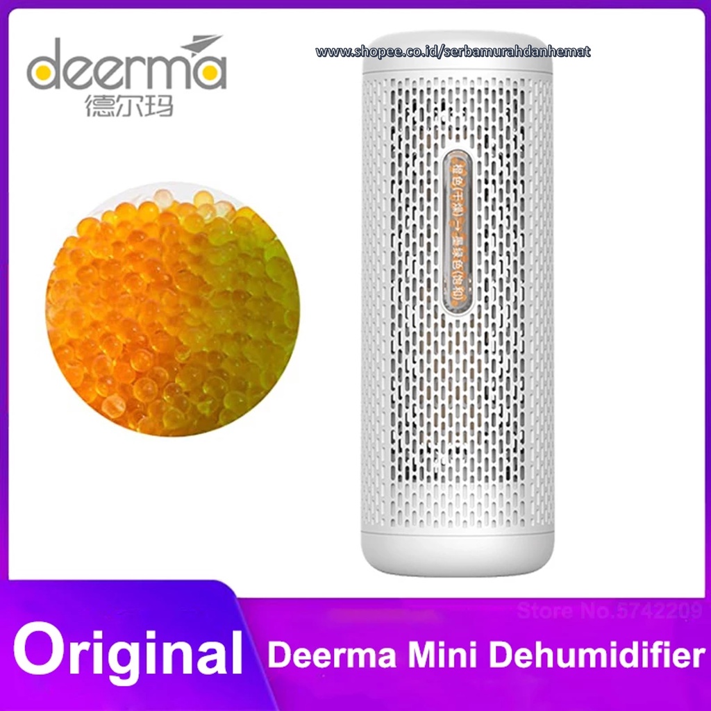 Penyerap Lembab Kamar Portable Mini DEERMA ORIGINAL Mini Dehumidifier