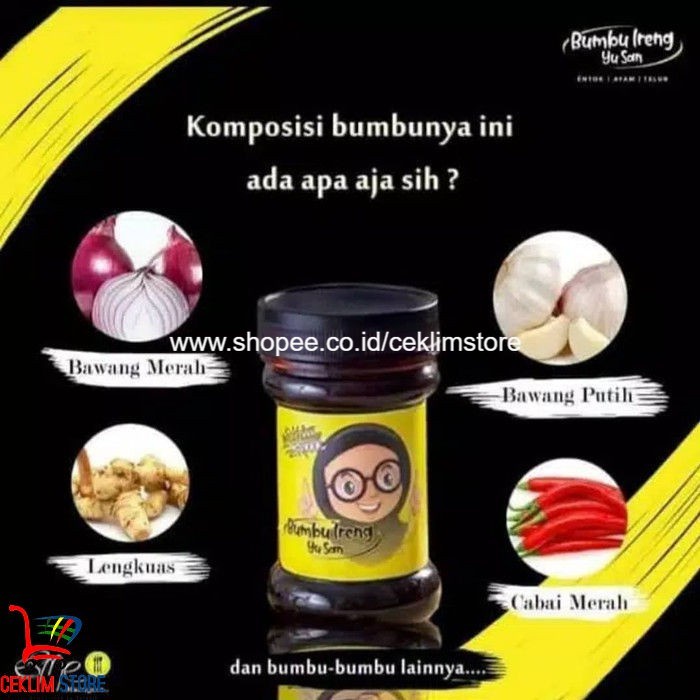 

Bumbu Ireng Yu San Siap Saji Original