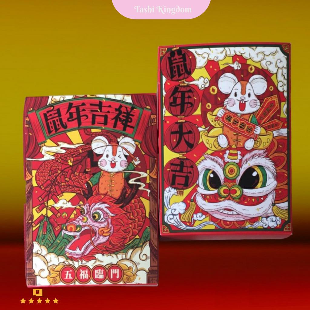 

Kotak gift imlek Kotak kue mooncake imlek Box hampers barongsai imlek