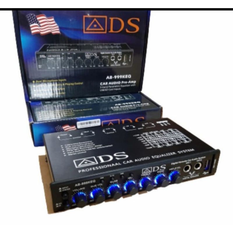 Pre Amp Parametrik ADS AB-999KEQ Bluetooth Equalizer AB 999KEQ