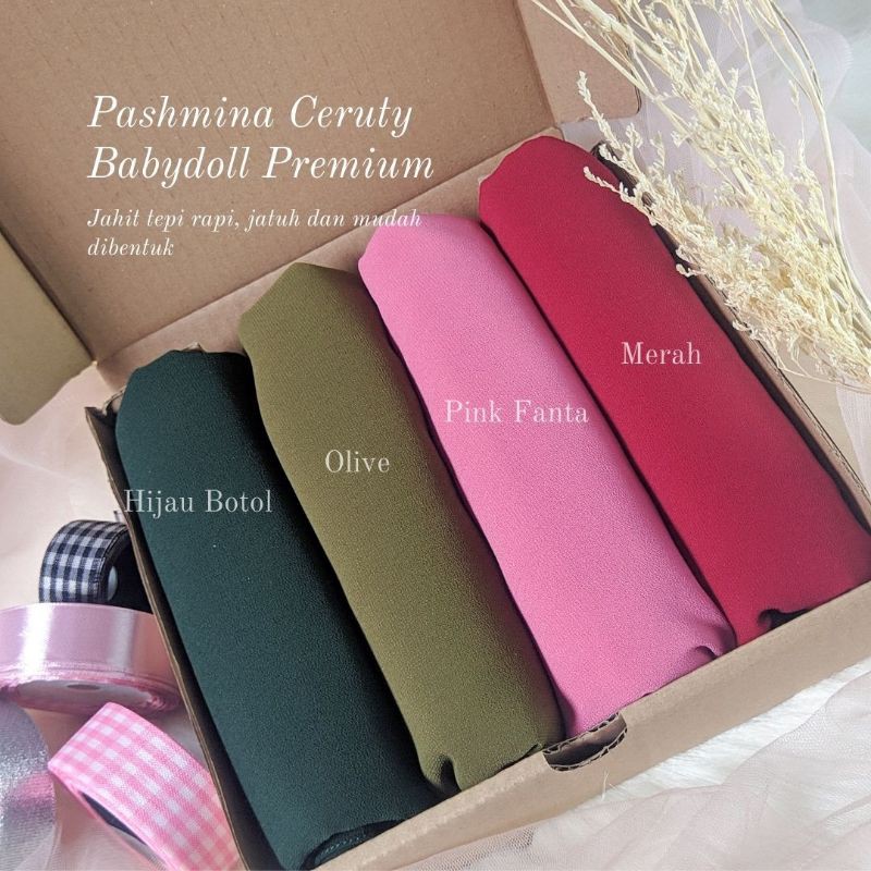 [PASHMINA] CERUTY BABYDOLL 175x75 cm