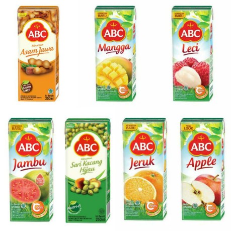 

ABC JIUCE 250 ML MINUMAN JUS BUAH ASLI ALL VARIANT MINUMAN BERVITAMIN