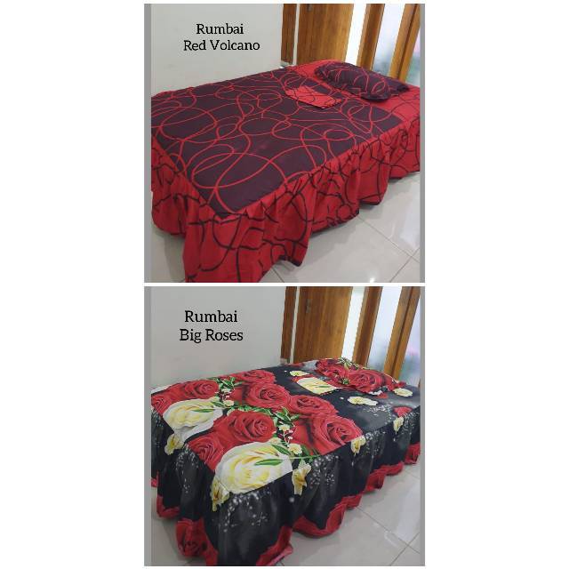 Sprei homemade rumbai ukuran 180x200
