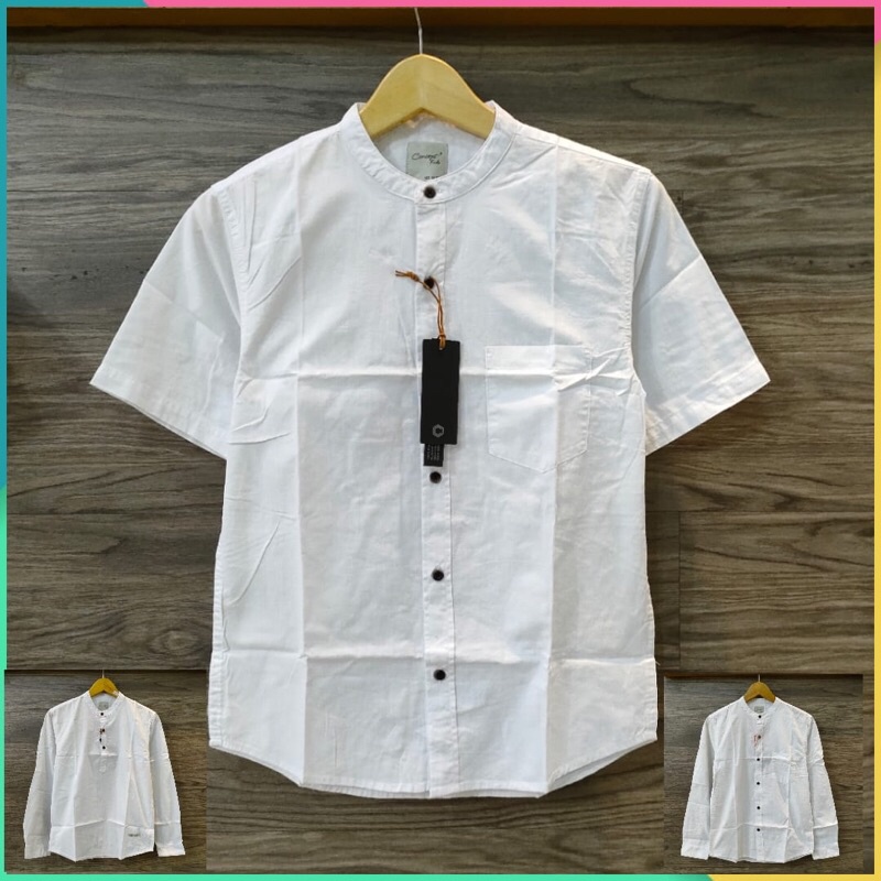 Kemeja Kasual Anak original. Concept Kemeja Koko Anak, Kemko Kurta Putih Anak tanggung. Kemeja Anak 