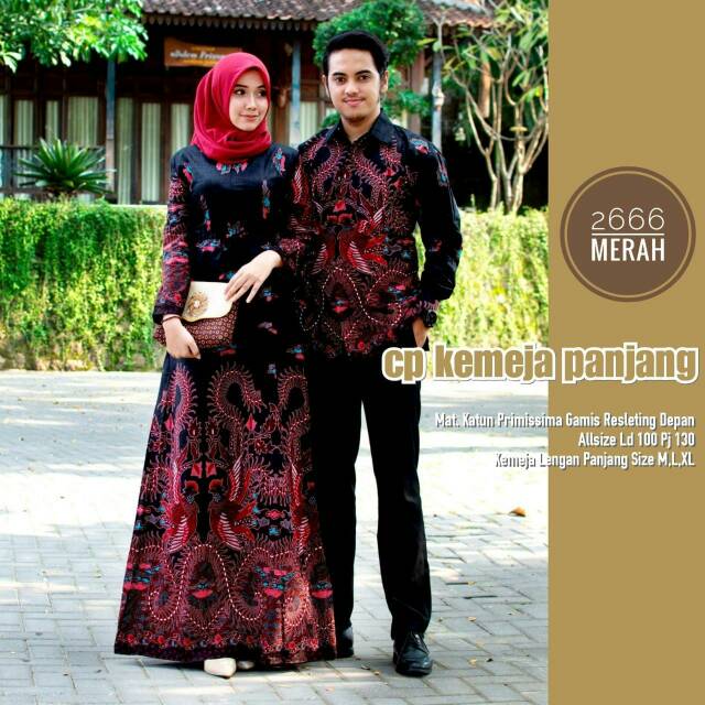 BAJU COUPLE BATIK/COUPLE BAJU/BAJU PASANGAN BATIK COWO CEWE