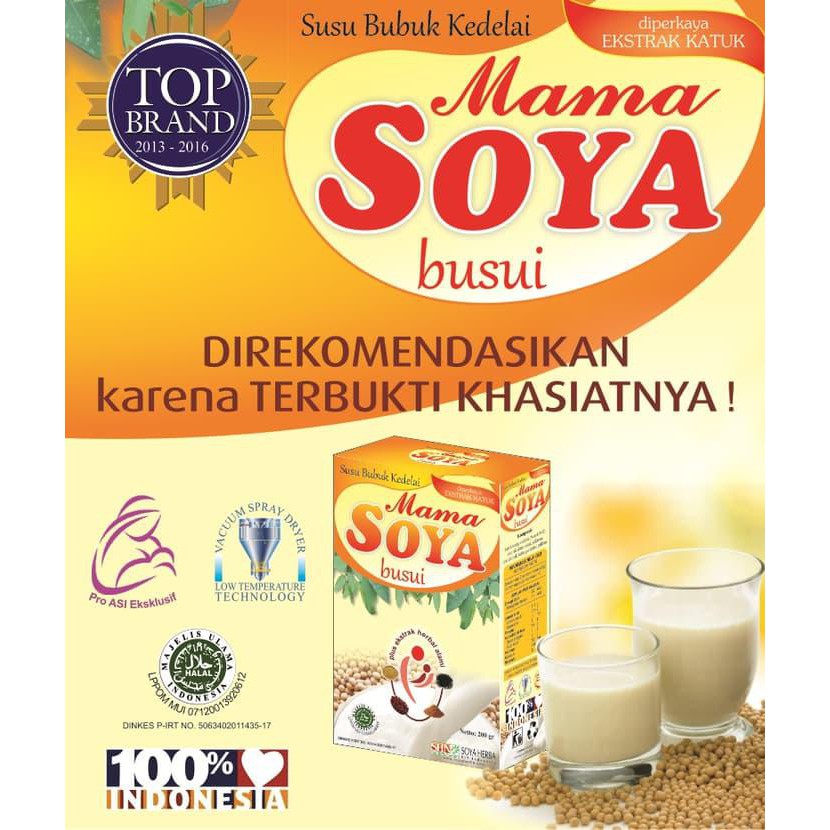 

JOSS MAMA SOYA - SUSU KEDELAI IBU MENYUSUI - RASA COKLAT ORIGINAL