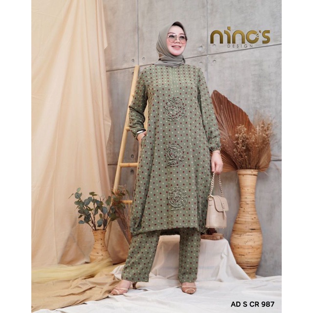 SETELAN TUNIK DAN CELANA BY NINOS DESIGN 0987