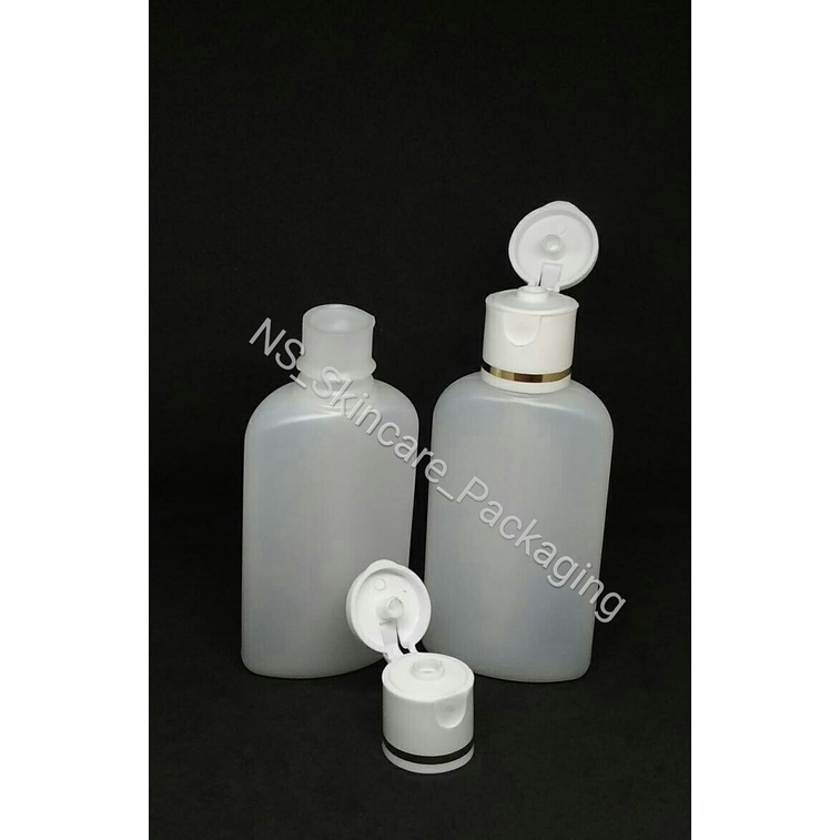Botol DKS 60ml / Botol Fliptop DKS 60 ml / Botol hand sanitizer / Botol Sabun Gepeng / Botol Toner