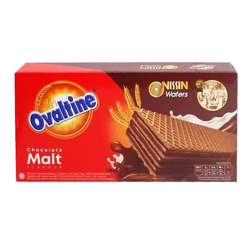 

Nissin Wafer Ovaltine Chocolate Malt 150G