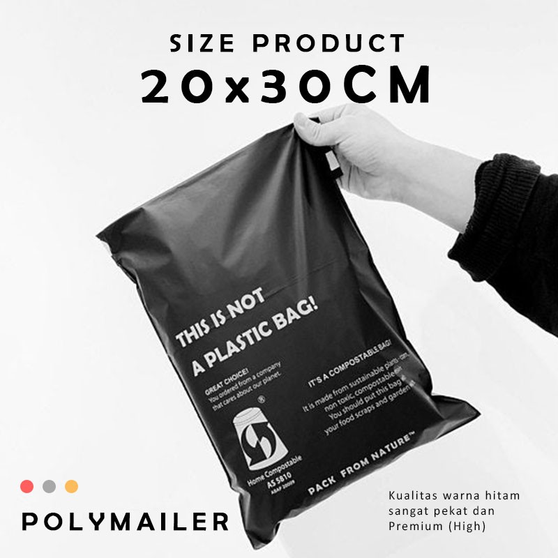 

Plastik Polymailer Besar 20x30 CM Plastik Packing Polimailer Packaging Paket Olshop Murah Amplop A4