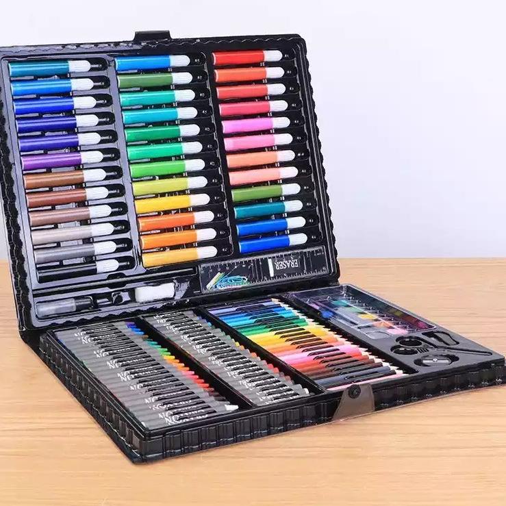 

Big Sale HKL CRAYON ART SET 150 PCS / PENSIL WARNA MENGGAMBAR / ALAT LUKIS MEWARNAI / PENSIL WARNA SET