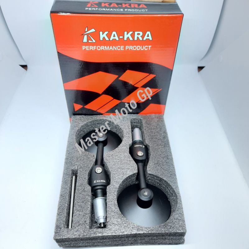 Kaca spion Bar end Ka-kra performance product Spion jalu Tracker 6012 flexible Ka-kra