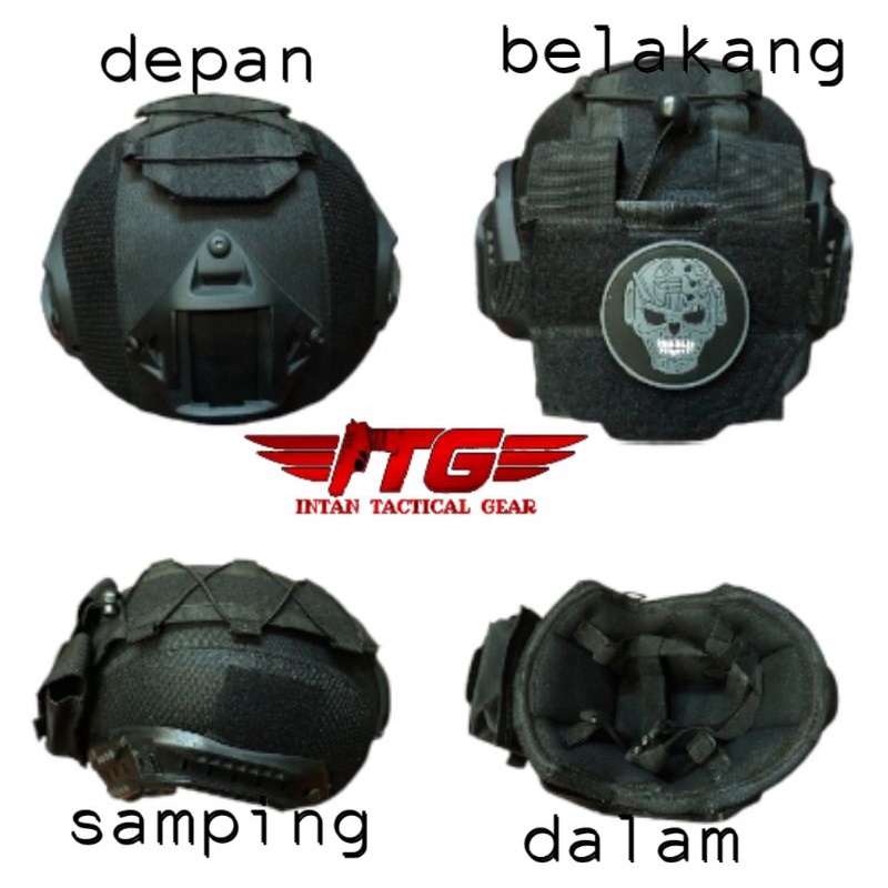 helm balistic level 3A - helm tactical anti peluru - helm TNI POLRI