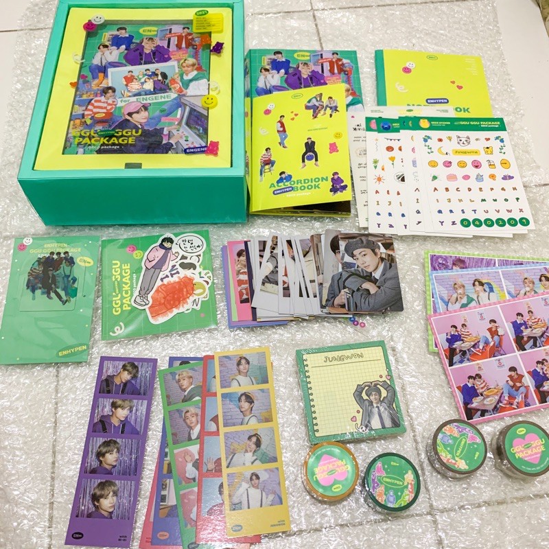 ENHYPEN GGU GGU PACKAGE SHARING - JUNGWON JAY HEESEUNG SUNGHOON JAKE NIKI SUNOO