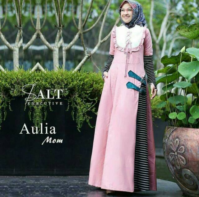 Aulia maxy maxi dress / muslim syari / baju cantik santai formal