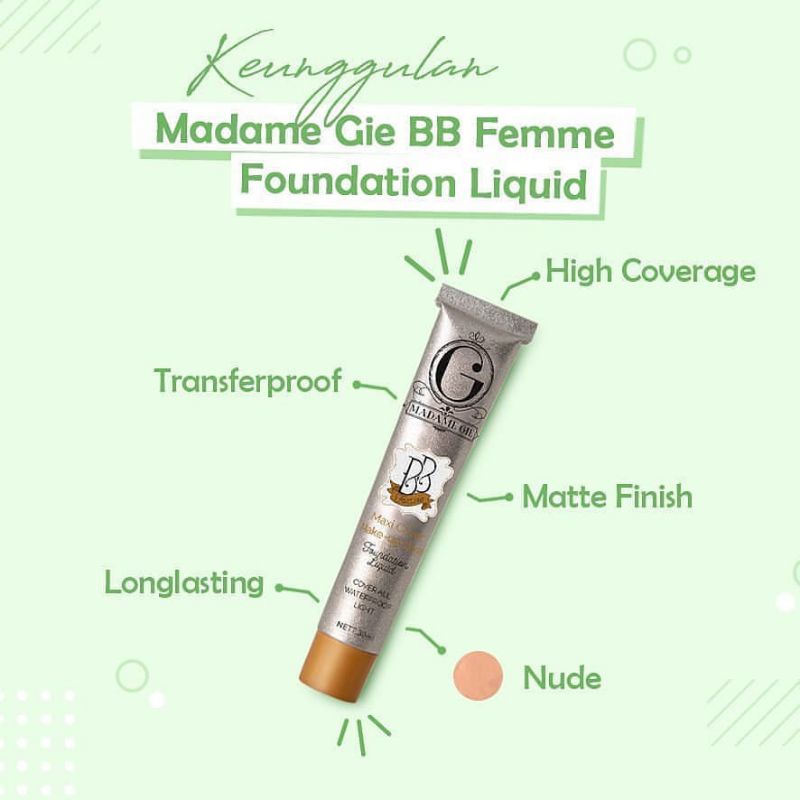 Madame Gie BB FEMME  FOUNDATION LIQUID