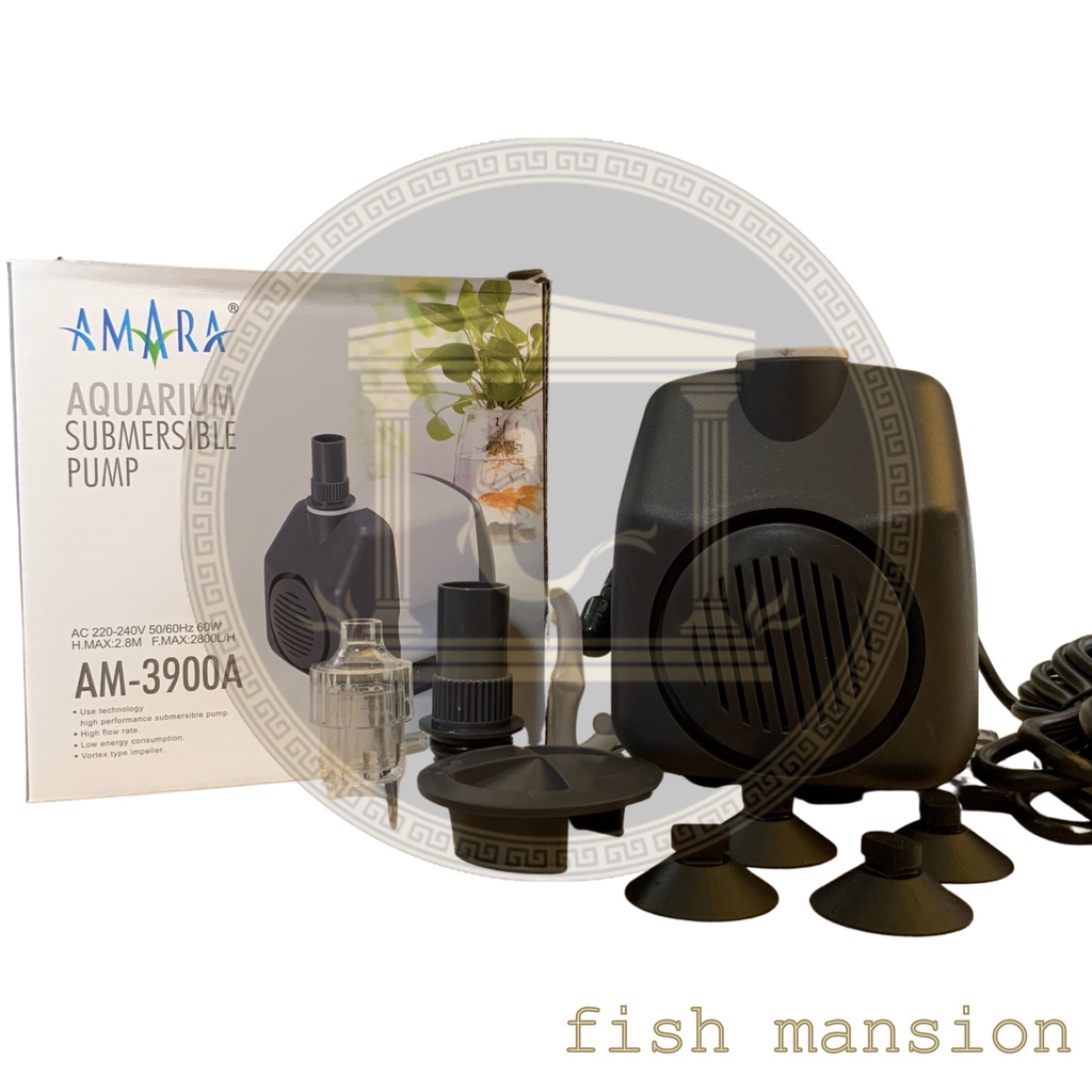 AMARA AM3900A powerheads AM 3900 A pompa air water pump aquarium AM-3900A